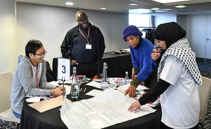 TraceyH4WHM's tweet photo. @pcs_union @tuc 7/Thread  #BHM2023 #BHM #BHM23  #PCSequality23 National #BlackMembersSeminar  #Birmingham Delegates  with Facilitator @HectorWesley PCS HMRC Deputy President, PCS NEC &amp;  #NBMC 
#BlackHistoryHappensEveryDay 
#AgitateEducateOrganise 
#KnowledgeIsPower #Each1Teach1 Pic by PCS https://t.co/0c88zOBT7F