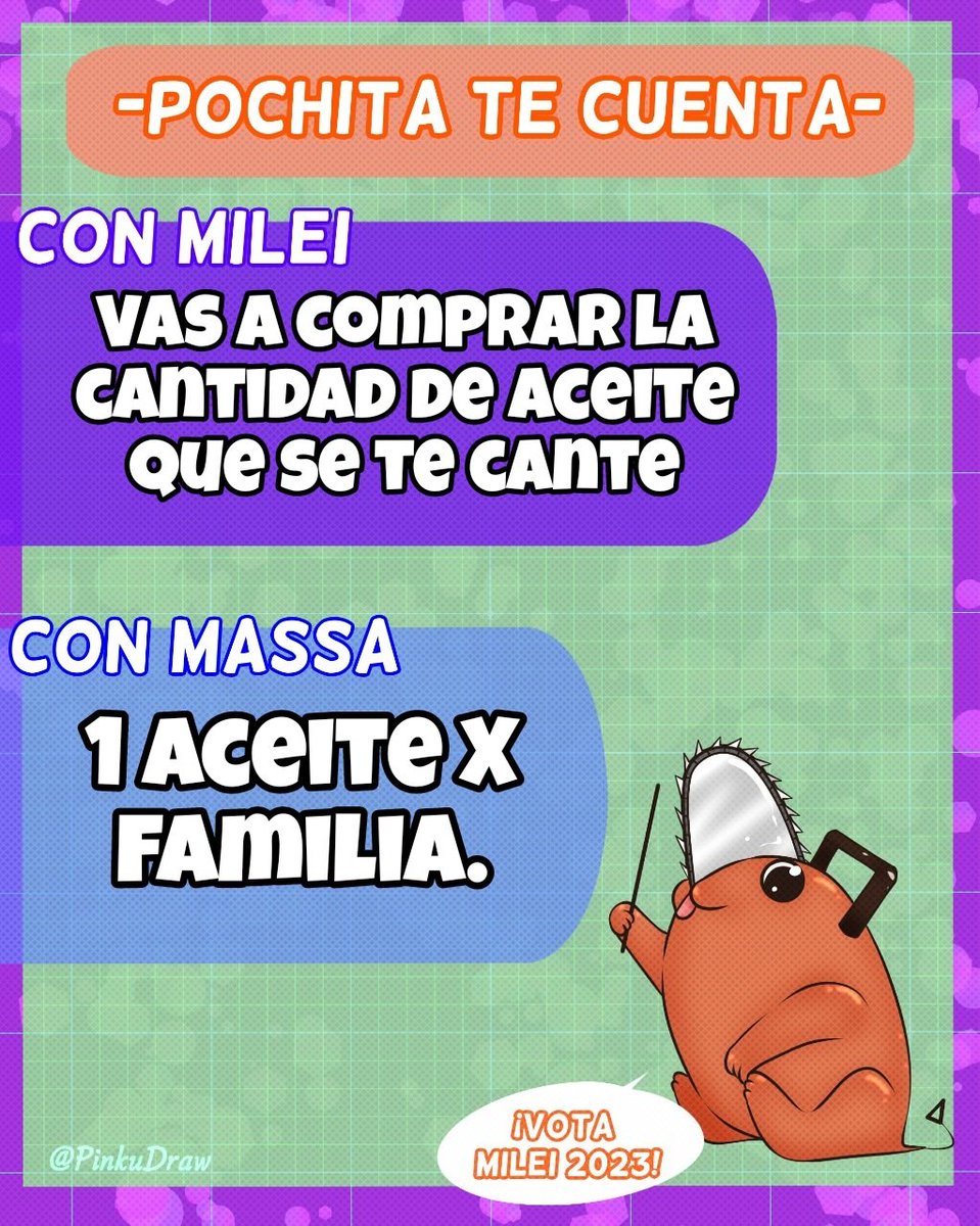 PinkuDraw's tweet photo. Una vez más en modo termo hasta el final!!! ✨
.
Bienvenidos a Argenzuela!!!
VLLC!
#MileiPresidente #Milei2023 #MassaNoVasASerPresidente #pochita #SinNafta #SinDiesel #FraudeElectoral #FueFraude #renunciamasa https://t.co/BsZ1okZmeK