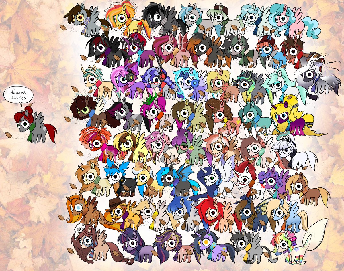 viralcosmos's tweet photo. 🧠🚫Follow me, No-Brain-Gang, we're gonna go chew on some juicy goddamn fall leaves. 🍂🍁🍃
#mlpfim #FALLYCH #SingleBrainCellMob
Pls download full version here ilu ok bye
https://t.co/gWtO0I2Ucx https://t.co/BPSubHJ0LY