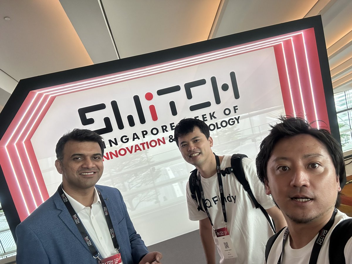 sugnchi's tweet photo. Switch @ Singapore来てます😆
#switch2023 https://t.co/gTxHbrsaOd