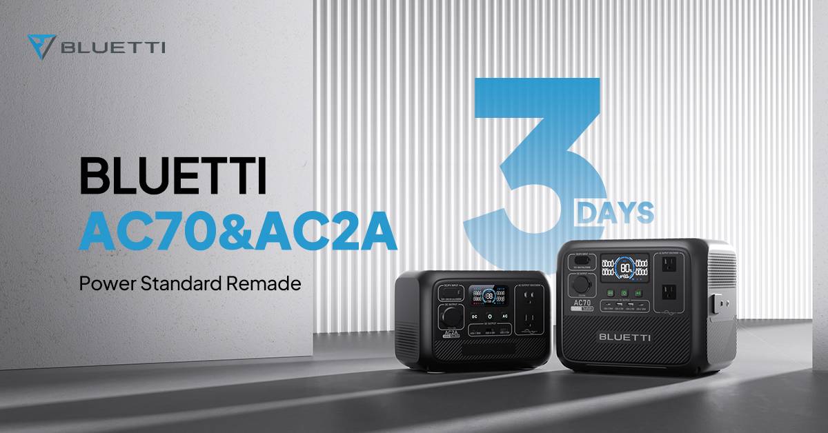 bluetti_inc's tweet image. 🚨#3dayscountdown🚨
⏰Set your alarm and be ready for the new arrival 🚀#BLUETTIAC70 and #AC2A 🚀. Only 3 days left until you can place your order!🔖

👉Join our Facebook group to get the early bird price and more exclusive surprises.💰🍬🌟

📲Here to learn more: