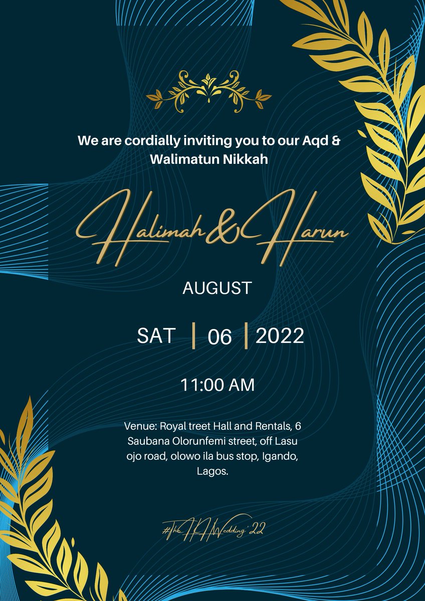 mutopesan's tweet photo. Hello my fellow #designers 
I just want to showcase an invitation card I redesigned. I used @canva to create the design and @smartmockups for the presentation. Do you think the design is giving?...let me know your thoughts please https://t.co/1JXgCGrYl4