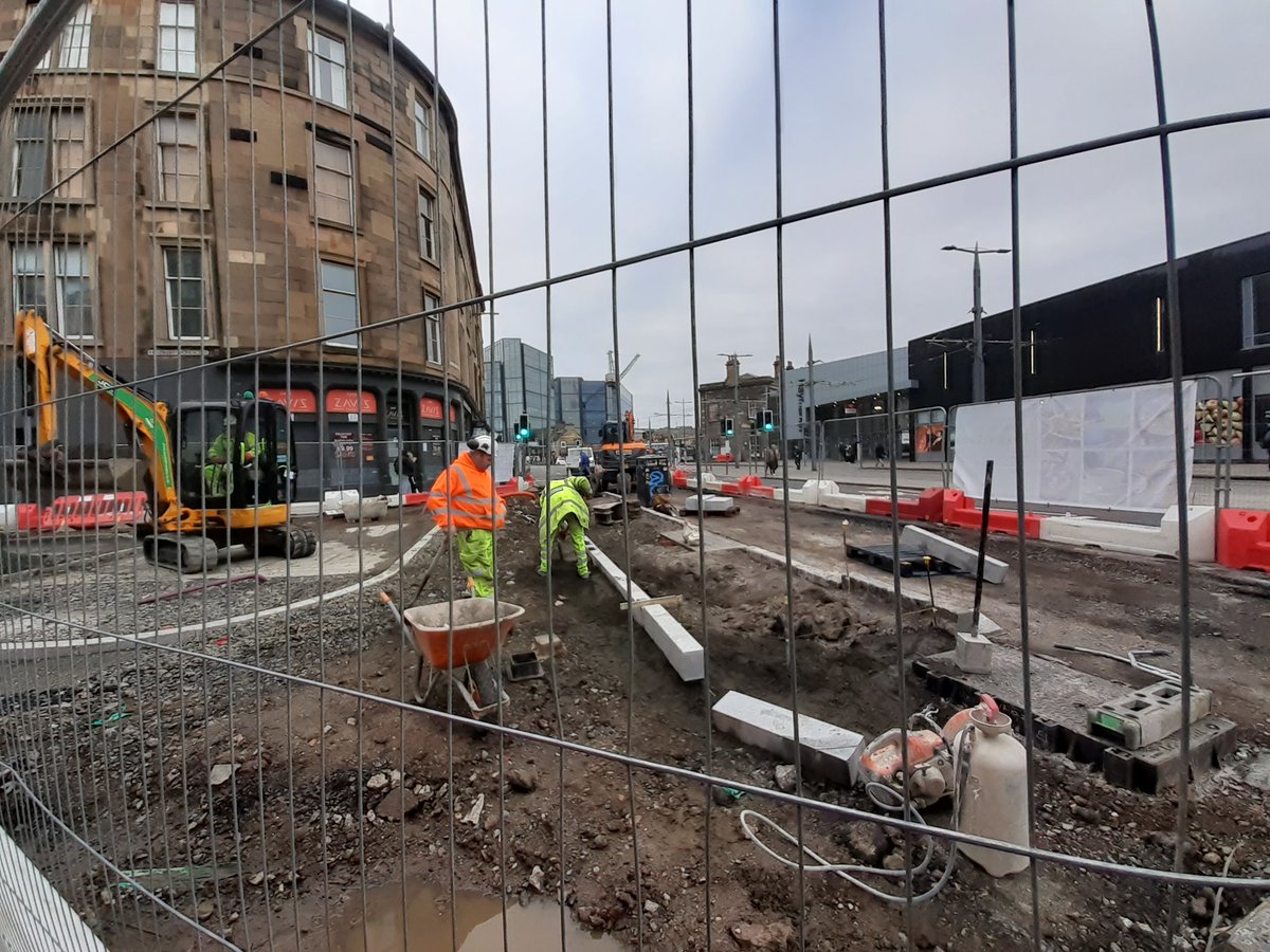 It can take years, even decades, for many transport schemes to come to fruition. So it's always nice to see something you started years ago actually under construction at last! It'll be great when it's open and operational 👨‍🦼🚴‍♀️ 🚶‍♀️(City Centre to West Edinburgh Link) #ccwel