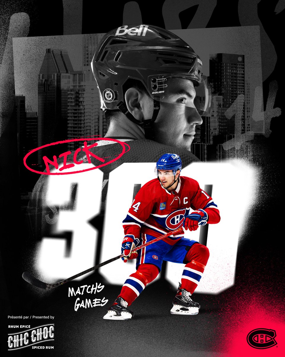Notre capitaine atteint un autre plateau 👏

We can’t wait for 300 more

#GoHabsGo