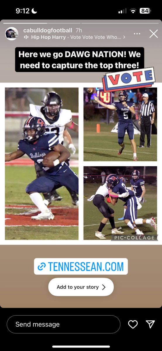 Go vote me for player of the week!!! tennessean.com/story/sports/h…