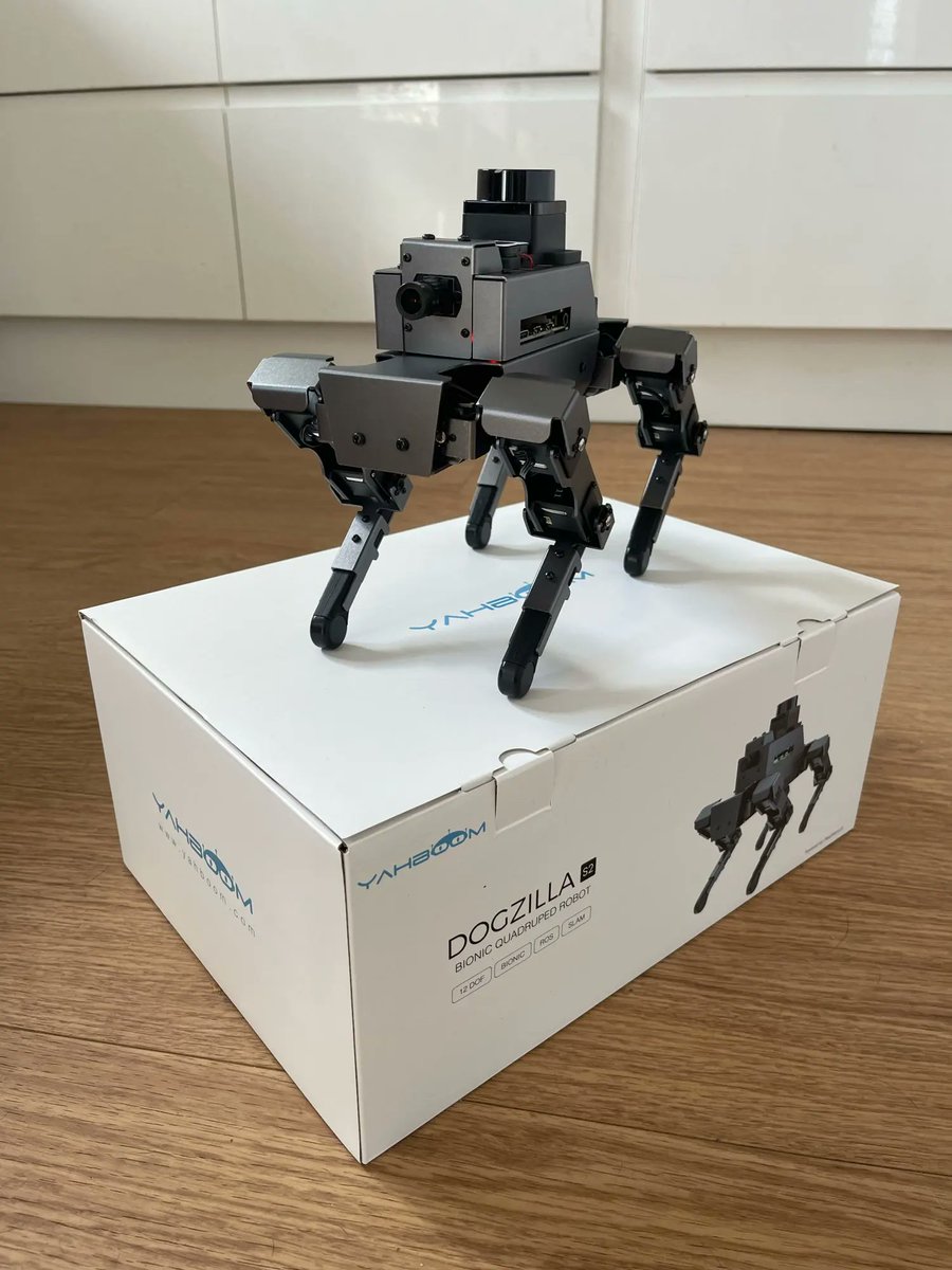 YahboomT's tweet image. 📣Customer Sharing
☀️Do you know how to create a flexible mechanical dog based on Raspberry Pi?
👉Got it:bit.ly/3QksapQ
#robotdog #ProgrammableRobot #ROS2 #RobotCar #electronicrobotic #Robot