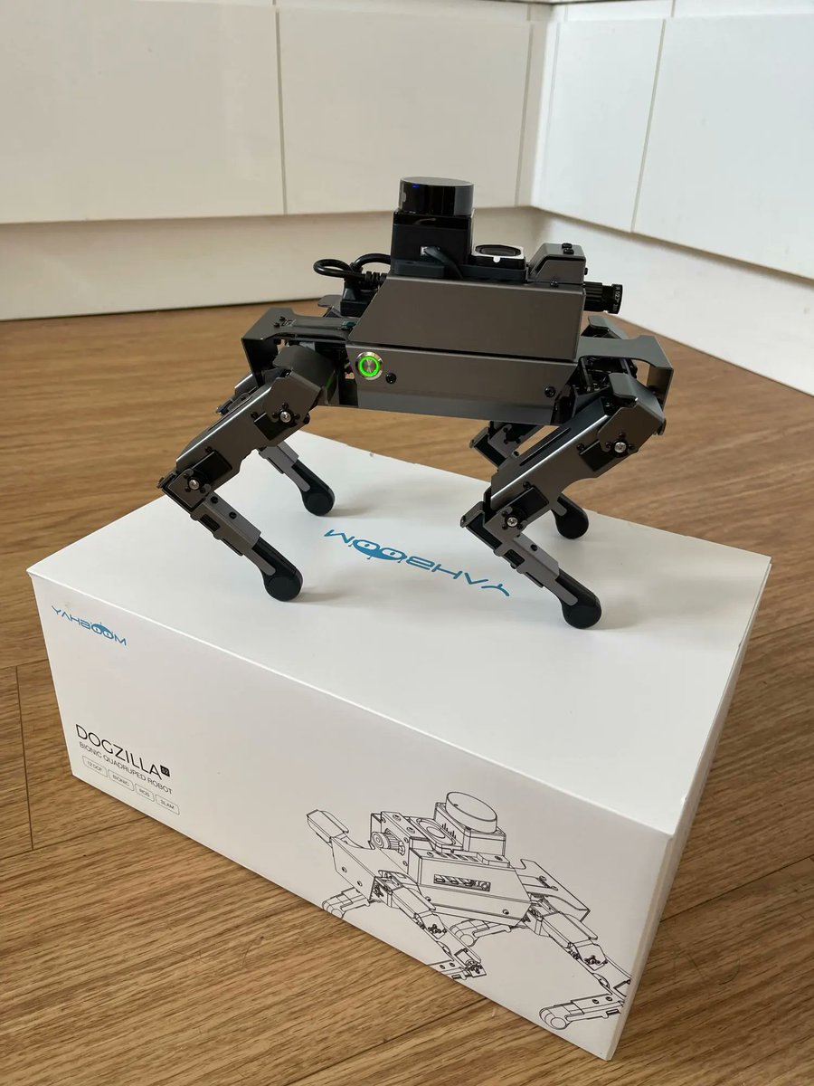 YahboomT's tweet image. 📣Customer Sharing
☀️Do you know how to create a flexible mechanical dog based on Raspberry Pi?
👉Got it:bit.ly/3QksapQ
#robotdog #ProgrammableRobot #ROS2 #RobotCar #electronicrobotic #Robot