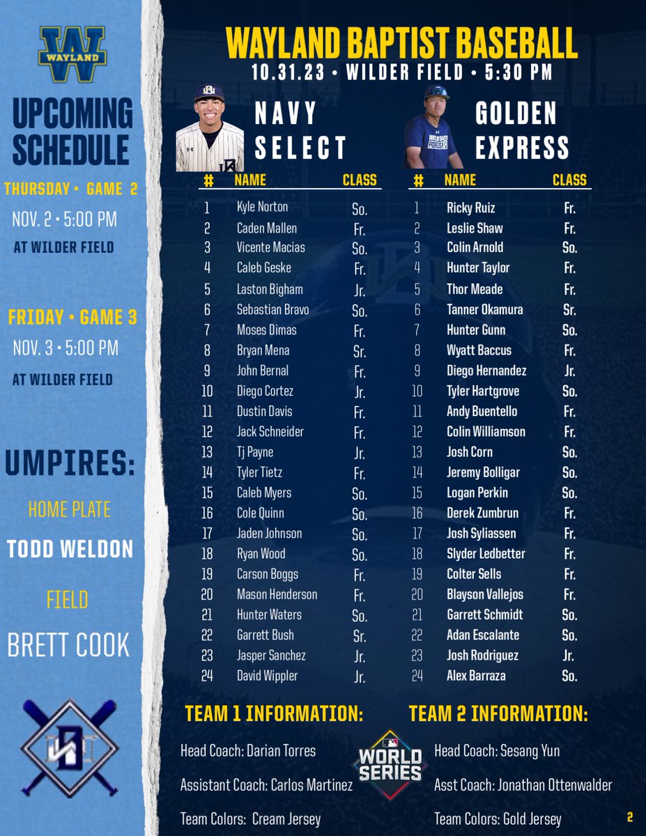 2023 Fall World Series 🏆 

#wbubaseball | #gopioneers | #TMac4Ever