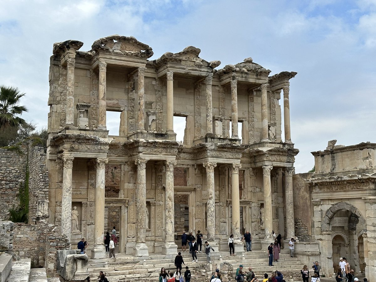 Had a great vacation the past 2 weeks and it’s a perfect fit for the weeks #Top4Theme of #Top4Old #Travel 1) House of Dionysus Cyprus 2) Tomb of the King Cyprus 3) Kamiros Rhodes 4) The Library in Ephesus Tagging hosts: @intheolivegrov1 @obligatraveler @ararewoman @jollyhobos