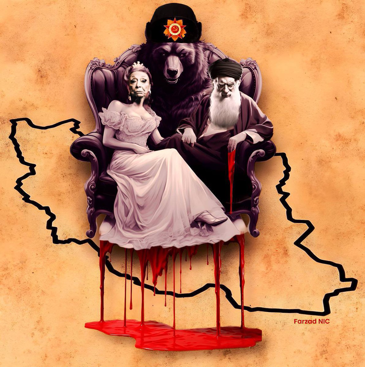IranianCongress's tweet photo. چندین دهه است که روس ها با عروسک هایشان زندگی میلیو�� ها ایرانی را تحت تاثیر قرار داده اند. 

📌طرح فوق العاده ای از تیم رسانه کنگره ملی ایرانیان https://t.co/f0P8sbQeM6