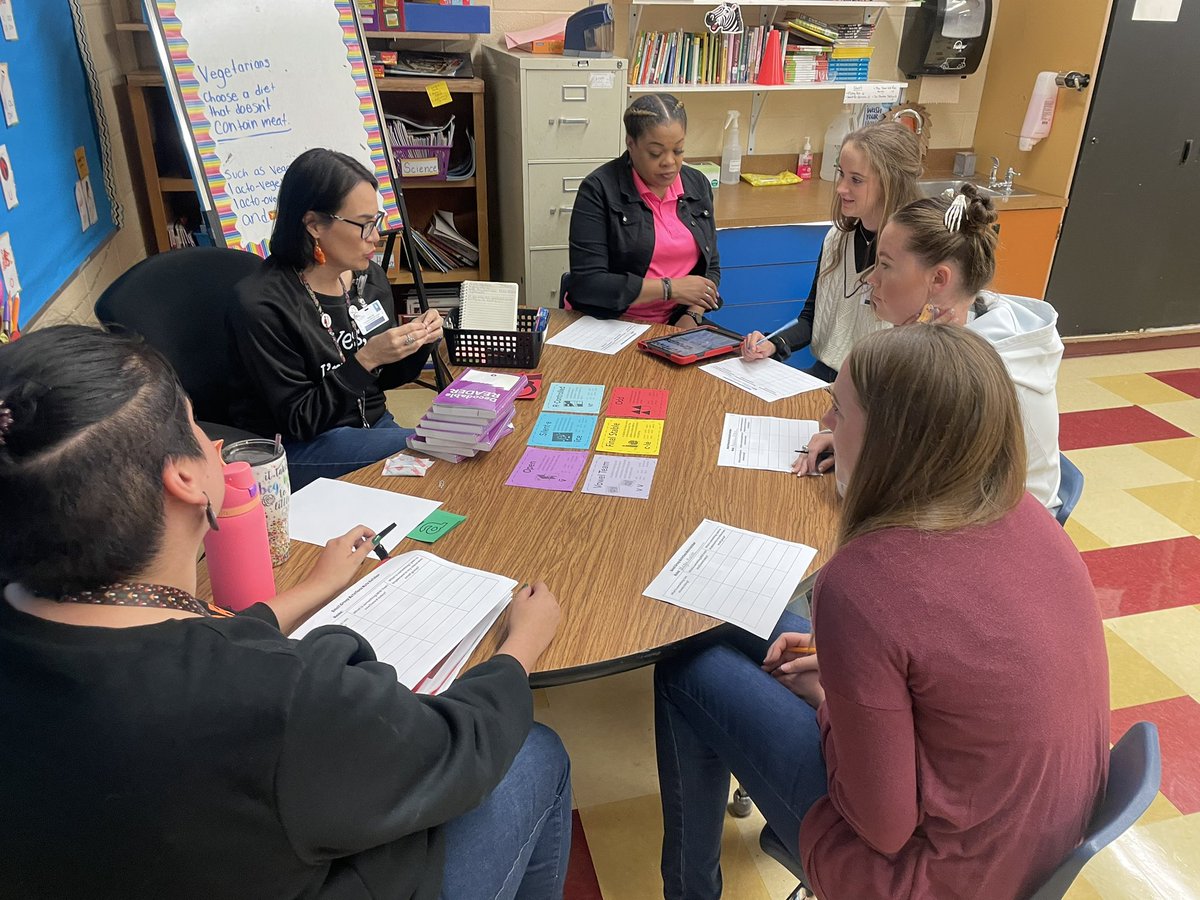CJFern711's tweet photo. We had great Sylla-VIBES during our Small Group Rotations! Thank you to my PHENOMENAL READING TEAM for leading our @CCISDHoustonES Staff! #GrowingTogether🪴 https://t.co/njycpk8VSZ