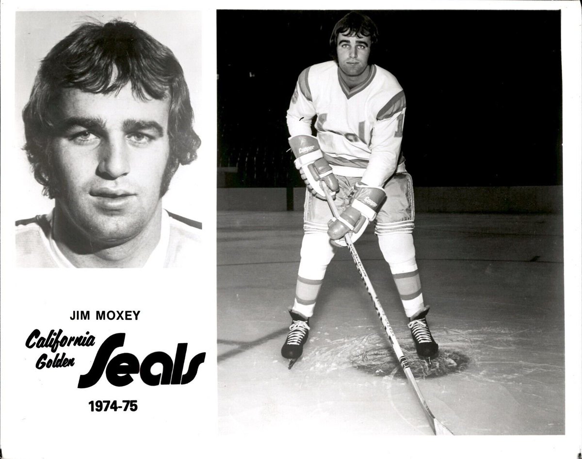 hockey_vintage's tweet photo. @oldhockeycards The final goal in Seals history was scored by Jim Moxey, an empty-net goal in a 5-2 win over the Kings in April of 1976 https://t.co/niAjK8ApFI