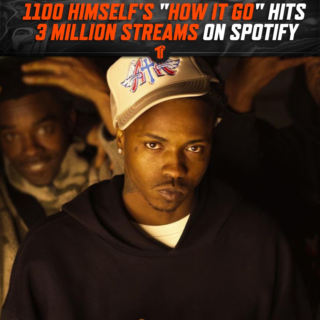 TheThizzler's tweet photo. Oakland's @1100himself_ just hit 2 million streams on Spotify with his viral hit "How It Go"! π₯ Is this your favorite song by #1100Himself? https://t.co/leuafKMxK7