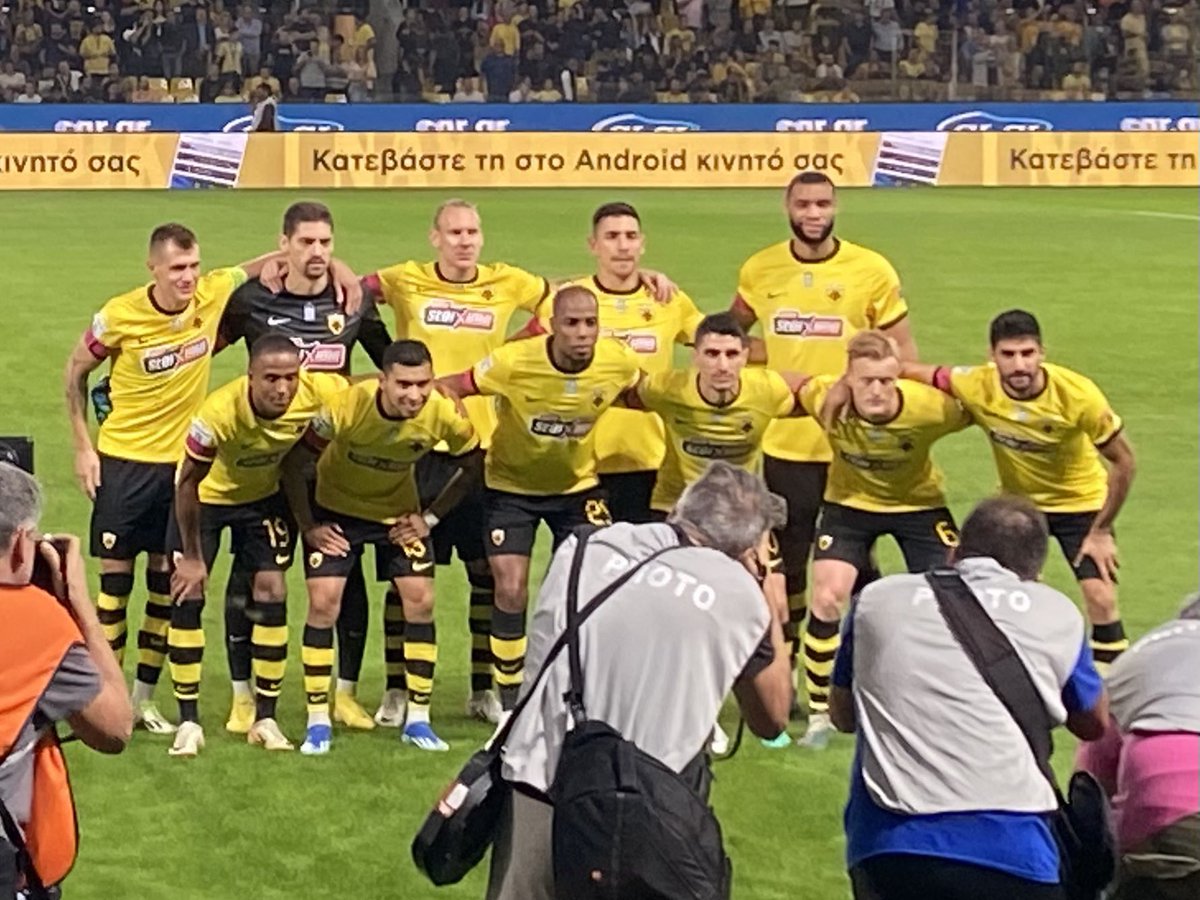 Weer een nieuw stadion toegevoegd aan mijn lijstje: het Agia Sofia Stadium oftewel de Opap Arena. Heerlijk avondje Grieks voetbal met AEK tegen PAOK. #aekpaok #groundhopping <a href="/NAmrabat53/">Nordin Amrabat</a> 🙏