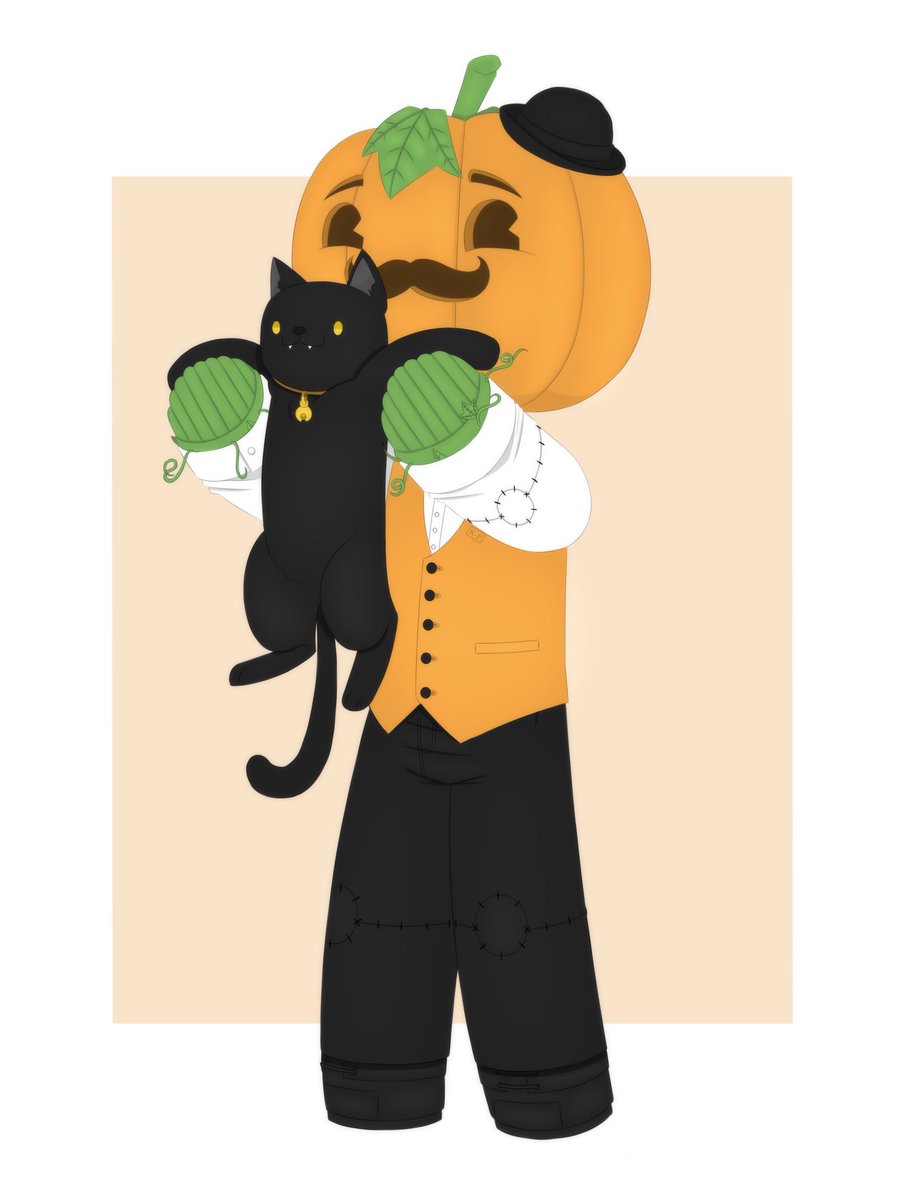 Pumpkin Jameson has arrived and this time he's brought a little friend! 
#jacksepticeye #septicart #jseegos #jamesonjackson