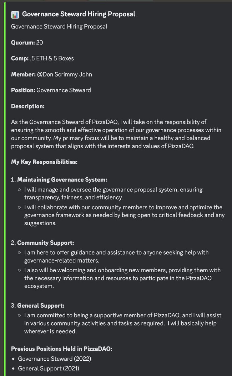 Pizza_DAO's tweet image. New proposal on @discord 

Open to all NFT box and pizza members
@RarePizzas  #rarepizzas #pizzadao