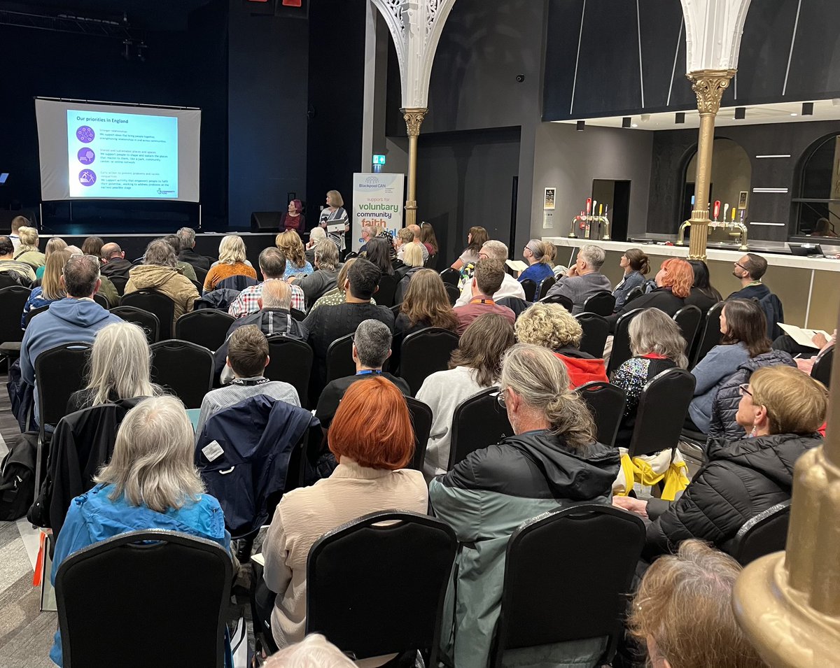 In September 2023, Blackpool CAN hosted our flagship event, Meet the Funders, at Blackpool Tower.
More than 200 delegates were briefed by a range of funders.
The feedback from delegates and funding partners was overwhelmingly positive. #UKSPF