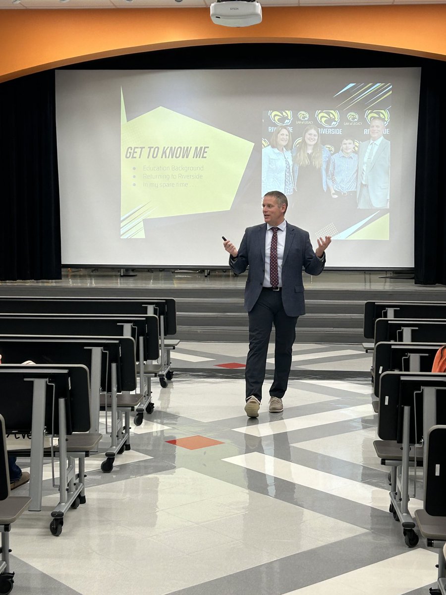 Coffee with Chris tonight at Parkside.  Dr. Rateno addressing parents and community members.