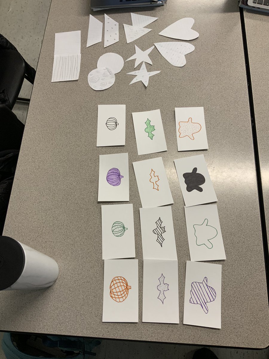 mathhombre's tweet image. Some PST made attribute cards. #mtechat