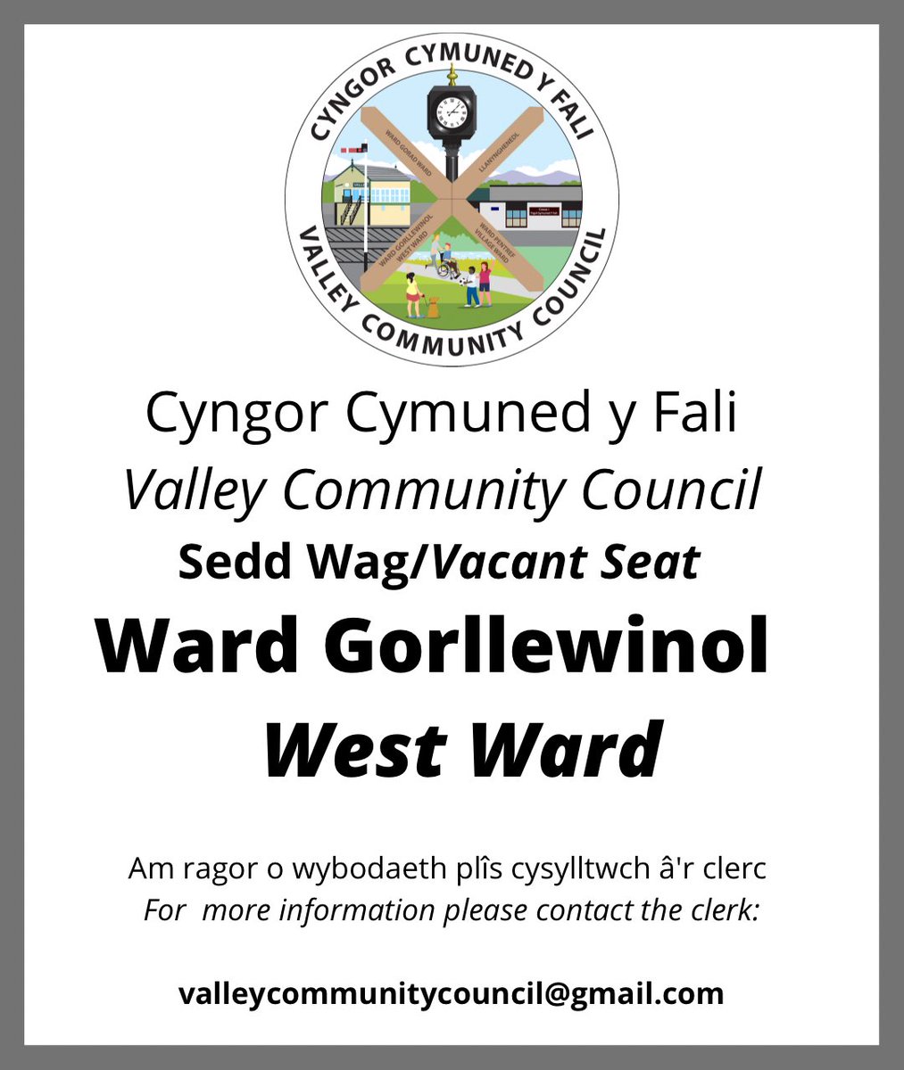 ValleyCommunit1's tweet image. Seddi wag/ Vacant seats