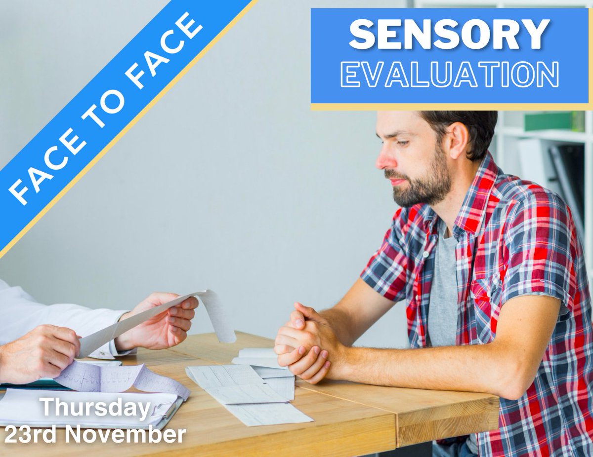 sofhtb78's tweet image. Sensory Evaluation: for those needing an introducing to sensory analysis, or wanting to implement more formal analysis, as well as taste panel members needing screening.
Tickets are available now for 23/11 sofht.co.uk/course/sensory…
#sensoryevaluation