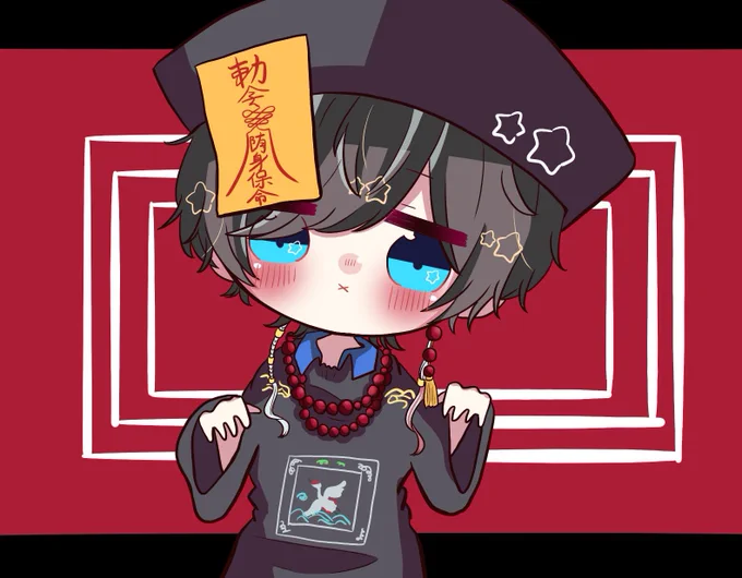 ハロウィンなのでハロウィンぽいイラスト~今年のはさんが写真あげてから描いちゃう~ 