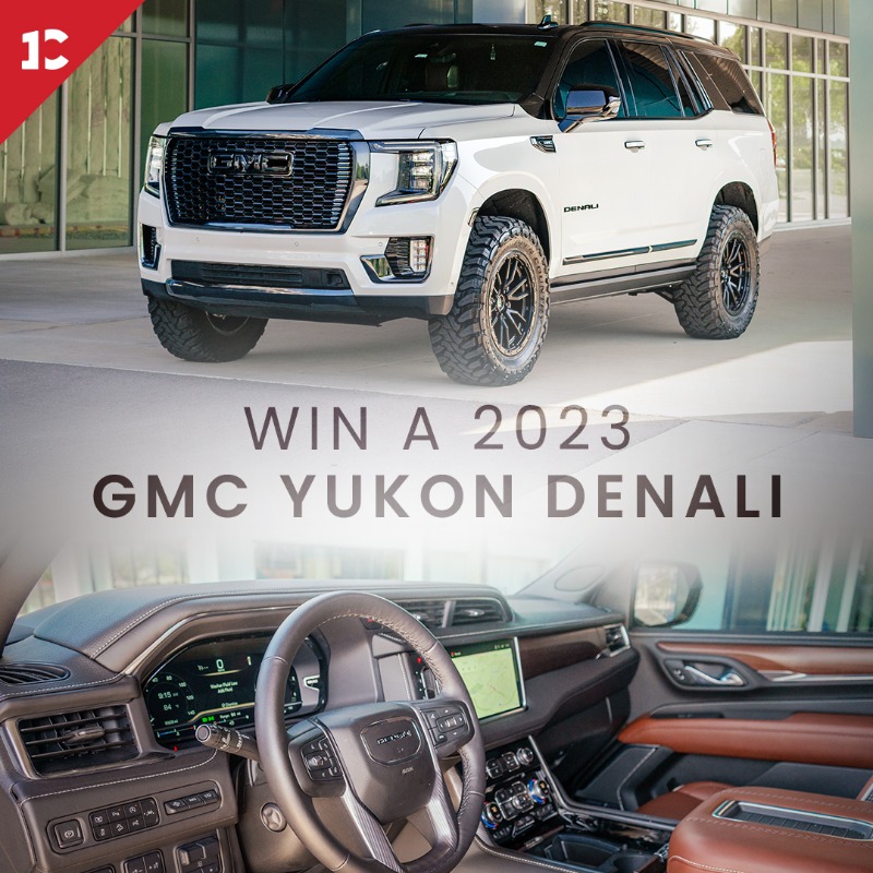 onecountry's tweet photo. WIN a 2023 GMC Yukon Denali or $95K Cash!