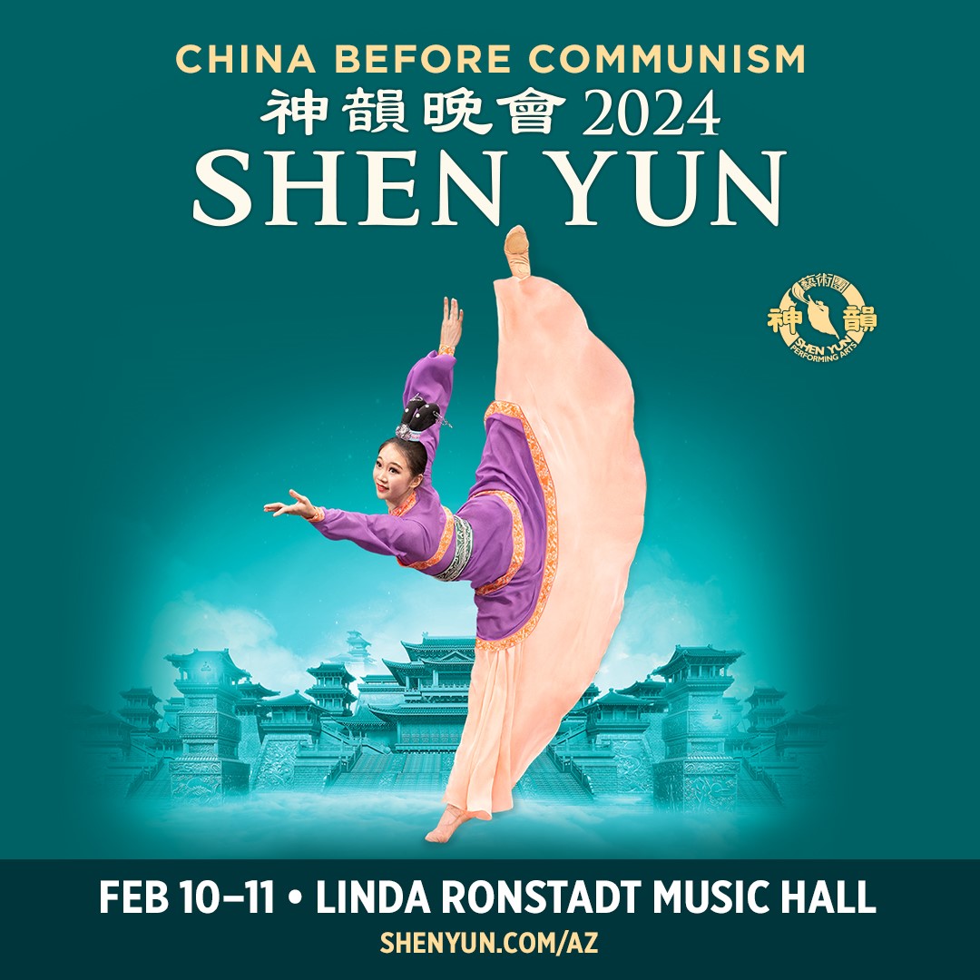 ON SALE! @ShenYun returns to Tucson a show featuring breathtaking dance and music! Live performances February 10-11 at Linda Ronstadt Music Hall! bit.ly/TCCShenYun 🎟️