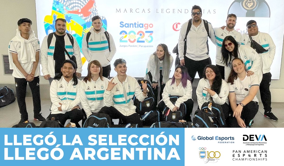 Llegaron nuestros grandes jugadores para hacer historia. Vamos a estar siguiendo minuto a minuto todo el gran desempeño de nuestros players. #Santiago2023 #globalesportsfederation #deva #somosEsports #PanamericanosSantiago2023
<a href="/GE_Federation/">Global Esports Federation</a>