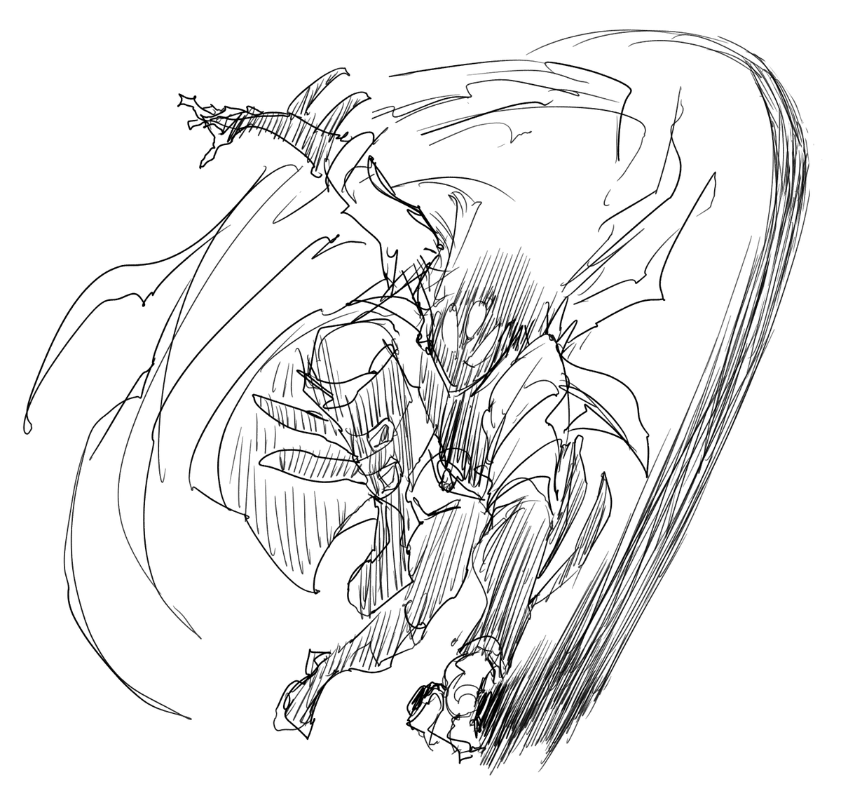 HunterMComics's tweet photo. Another cooldown sketch from today's stream! My girl Hayds https://t.co/wzKhiopBtZ