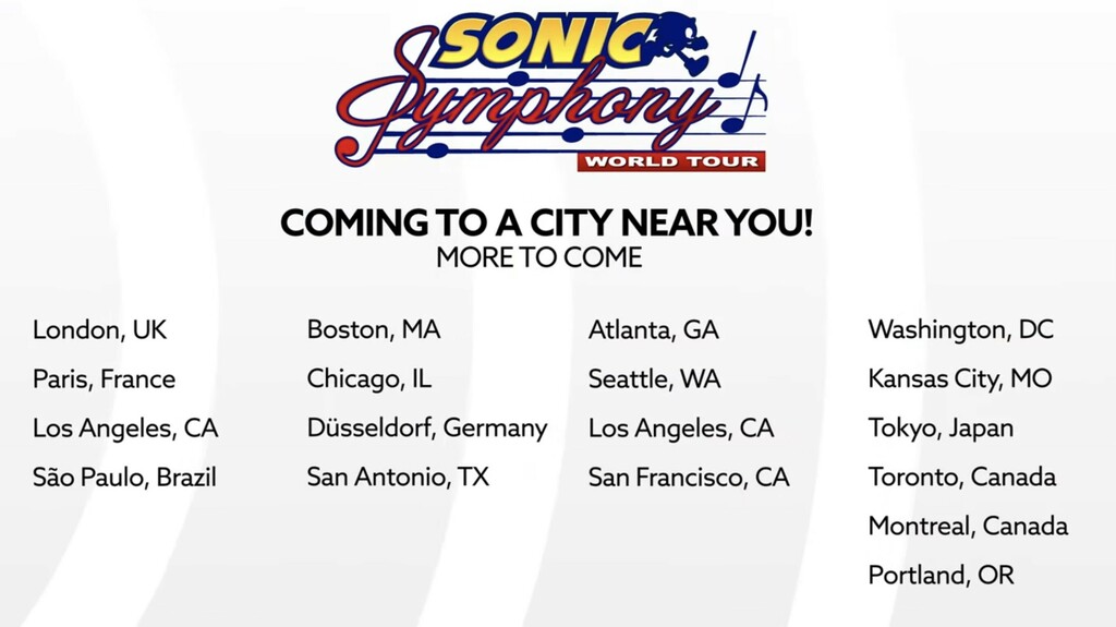SonictheBand's tweet photo. Where should @sonicsymphtour perform that are not in these locations?
#sonic #sonicthehedgehog #sonicsymphony https://t.co/fyojX8W8CS