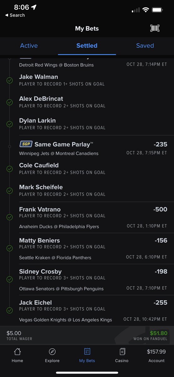 PPlayOdds's tweet image. Couple wins the past couple days. Turned 100$ into 2,000$ over the past week.