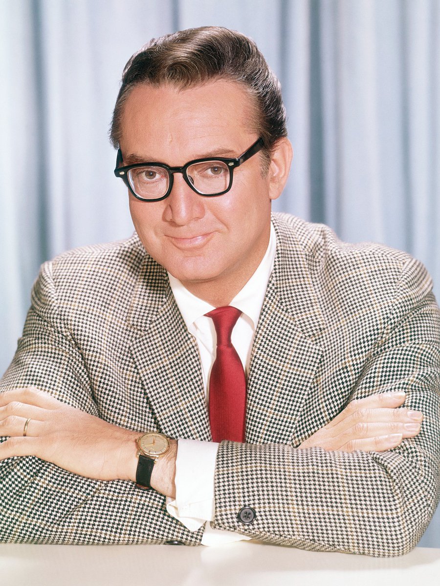 American entertainer #SteveAllen died #onthisday in 2000. 🎙️ #TheTonightShow #comedy #funny #laugh #host #actor #writer #musician #trivia #MeetingofMinds