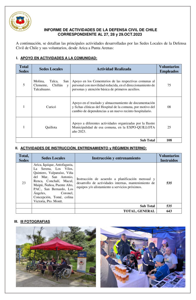 Defensa Civil Chile tweet media