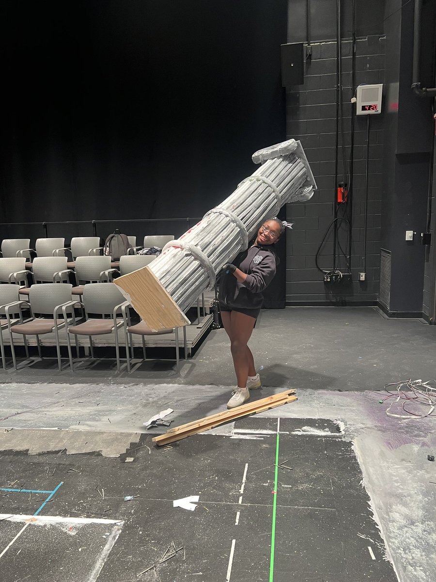 And today we struck Metamorphoses.  Congrats on an amazing show to the cast and crew!! 🎭