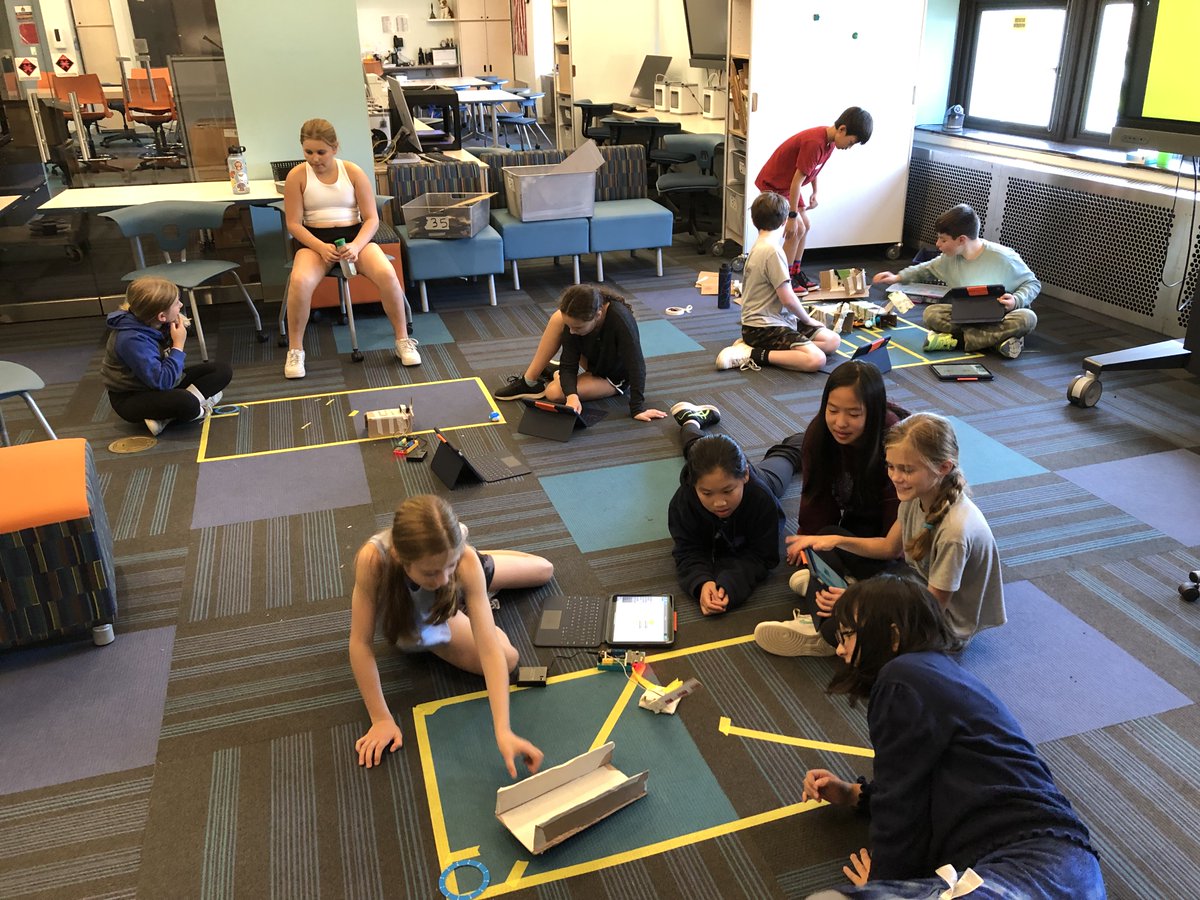 Warren Whitney (@warwhitney) on Twitter photo Sphero Mini Mini-Golf! Students constructed and played mini-golf holes using two robots. Each hole had moving features courtesy of Hummingbird Kits. Ss then tried to solve the holes by coding Sphero Minis. <a href="/SpheroEdu/">Sphero Education</a> <a href="/birdbraintech/">BirdBrain Technologies</a> <a href="/BobbyBellMS/">Bobby Bell</a> #REBellTone Sphero Mini Mini-Golf! Students constructed and played mini-golf holes using two robots. Each hole had moving features courtesy of Hummingbird Kits. Ss then tried to solve the holes by coding Sphero Minis. <a href="/SpheroEdu/">Sphero Education</a> <a href="/birdbraintech/">BirdBrain Technologies</a> <a href="/BobbyBellMS/">Bobby Bell</a> #REBellTone