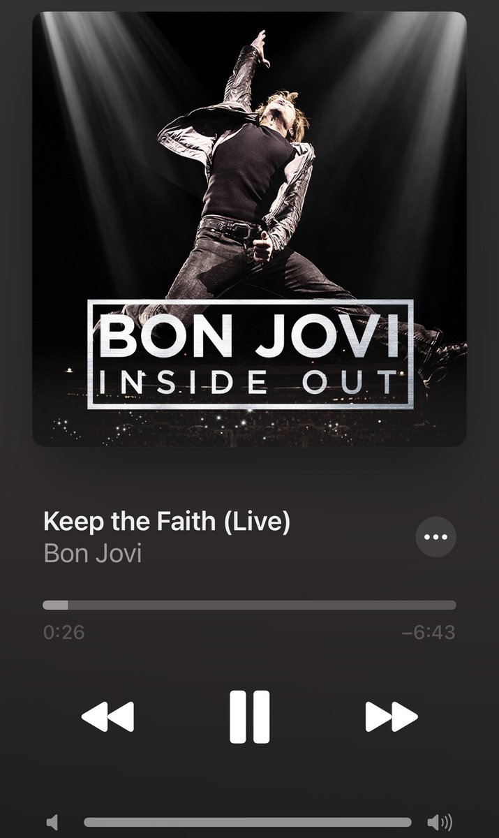 #Worry looks around. #Regret looks back. #Faith looks forward. 
#KeepTheFaith #BonJovi #RocknSoul \m/ 👍🏾👊🏾\m/