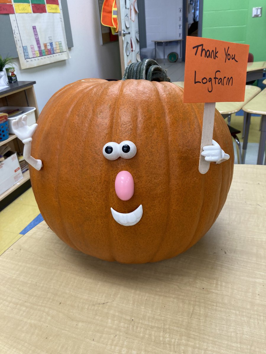 Thank you to the LogFarm for the pumpkin donations.  Can you estimate the circumference, height and capacity of our class pumpkin? <a href="/OCDSB/">OCDSB</a> <a href="/TheLogFarm/">The Log Farm</a> <a href="/ShingwakonsPS/">Shingwàkons Public School</a> <a href="/kristareade/">Krista Reade</a>