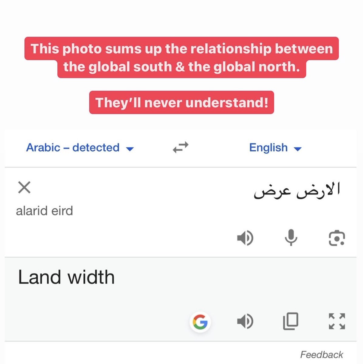 HodaEtman's tweet photo. This photo sums up the relationship between the global south and the global north…they’ll never understand how much we treasure our land, we die for it.
#FreePalestine https://t.co/m5M72ieYTV