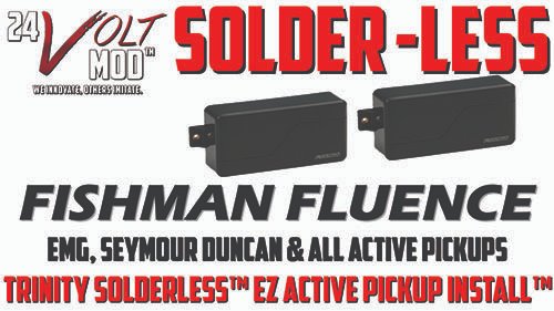 24VoltMod's tweet image. youtube.com/watch?v=elkhRf…
Join us on YouTube Oct 31 12pm Central time as we Premiere our installation video for our Trinity Solderless™ EZ Active Pickup Install System

#24voltmod #fishmanfluence #solderless