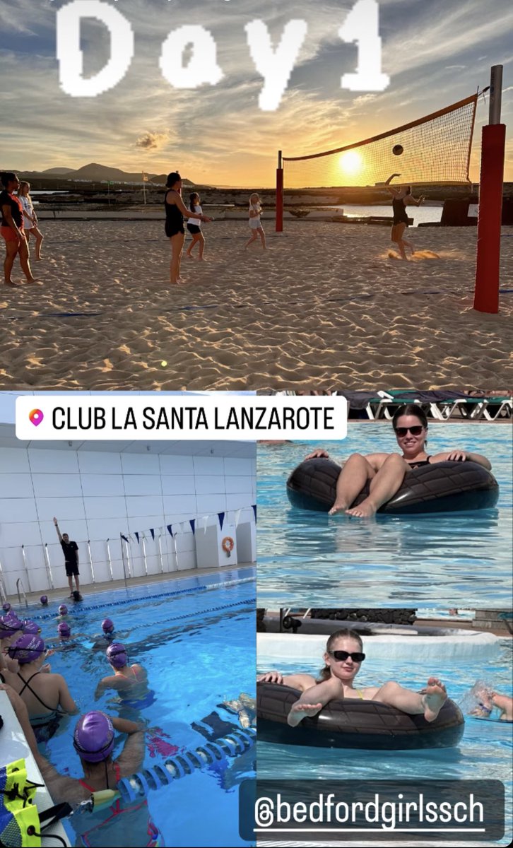 Team BGS Swimming (@team_bgs_swim) on Twitter photo Day 1: 2 x swim sessions, 1x leisure pool, 1x sunset beach volleyball game finished off with 1x game of paddle ball. <a href="/BedfordGirlsSch/">Bedford Girls' School</a> #bgsswimmers #bgstrips #bgsbold Day 1: 2 x swim sessions, 1x leisure pool, 1x sunset beach volleyball game finished off with 1x game of paddle ball. <a href="/BedfordGirlsSch/">Bedford Girls' School</a> #bgsswimmers #bgstrips #bgsbold