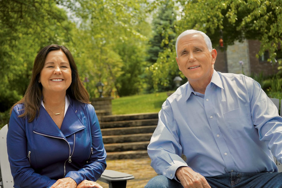 Mike_Pence's tweet photo. .@KarenPence and I are truly grateful for the kind words and prayers from so many friends across the Country.  Thank you from the bottom of our hearts. God Bless You All.🇺🇸 https://t.co/0XiRvFwEND