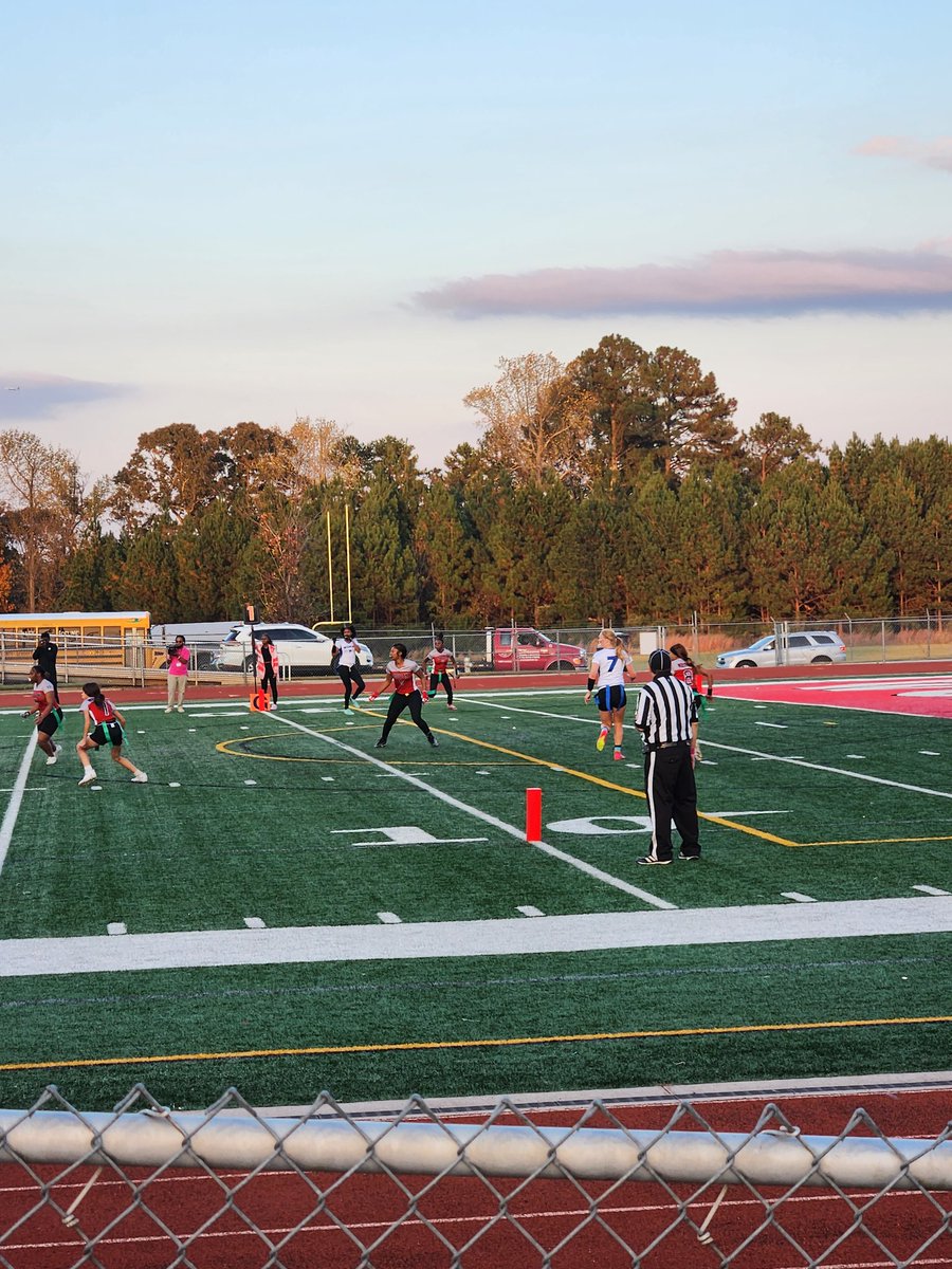 GayleHerrington's tweet image. Supporting the @WHS_HCS #LadyPack Flag Football team as they celebrate the class of 2024!!