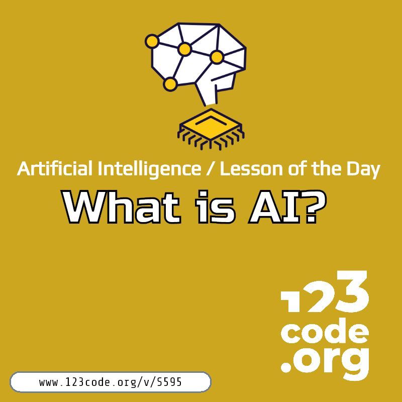 123codeorg's tweet photo. 🤖💡 Lesson of the Day: What is AI? 

Dive into the world of Artificial Intelligence and learn how it impacts our daily lives! Design a robot's brain and explore the basics of AI. 🧠🌟 

https://t.co/l7K2YIbjvc 

#LessonOfTheDay #ArtificialIntelligence #AI #DigitalSkills #EdTech https://t.co/ru18qGxWa8