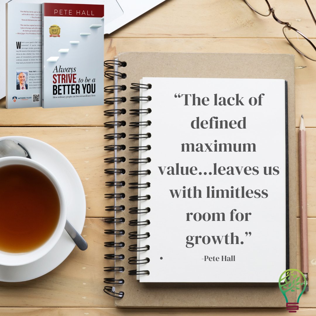 StriveSuccessSo's tweet photo. Have you ever considered your growth potential? Pete has a beautiful way of describing our ability to grow. To read more head to our website and access Pete’s blog or purchase his life guide. https://t.co/dD2V2VjEon https://t.co/g4ORyODyPe https://t.co/7BtXtxd58z