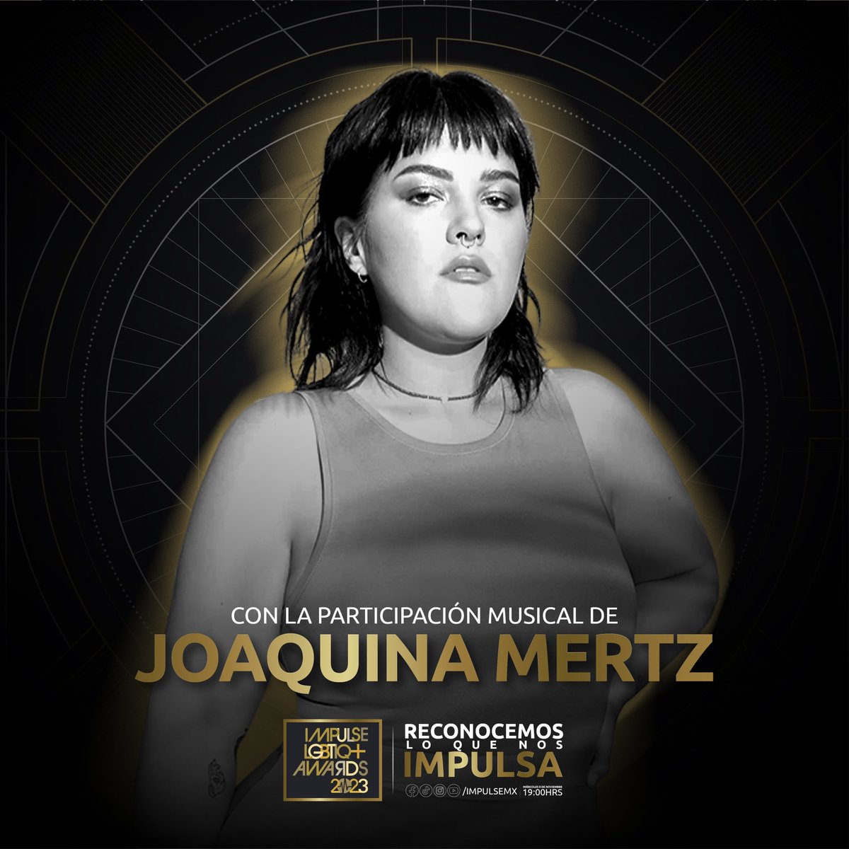 Impulse LGBTIQ+ Awards 2023, con la participación musical de <a href="/joaQUEENmertz/">Joaquina Mertz</a> 

impulseawards.com

#ImpulseAwards #SomosImpulse