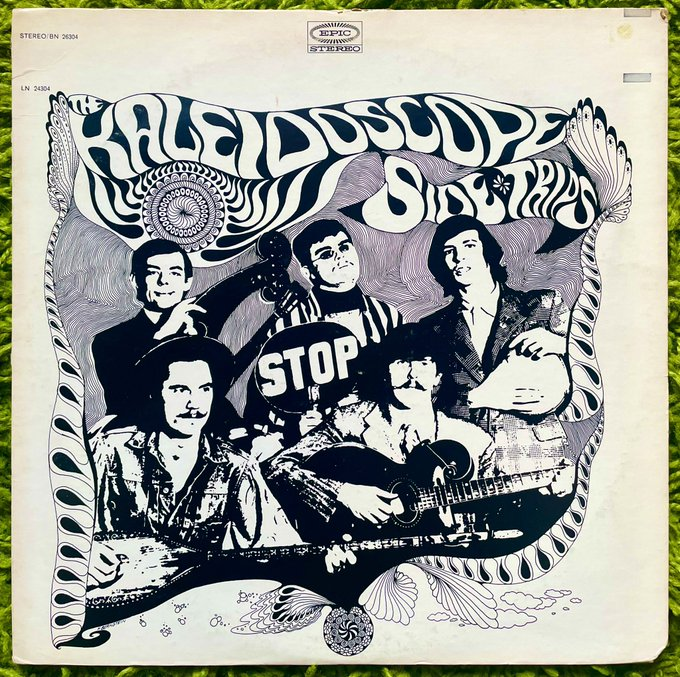 Kaleidoscope - Side Trips (1967)

Formed in '66, Kaleidoscope was an eclectic rock act from Los Angeles, CA. Their debut LP, "Side Trips," featured the remarkable use of over 20 different instruments, a unique characteristic that led Jimmy Page to declare them his "favorite band"