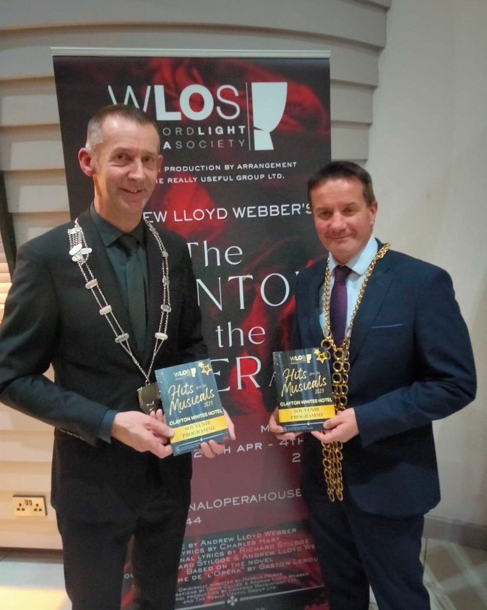 At first night of Hits from the Musicals by <a href="/WxLightOperaSoc/">Wexford Light Opera</a>  <a href="/ClaytonWhitesH/">ClaytonWhitesHotel</a> with Mayor of Wexford, Councillor John Hegarty.
#WexfordFringe
#WexfordFestivalOpera