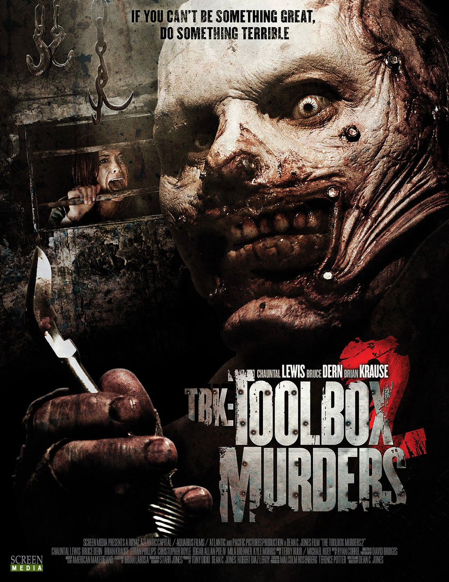 If you are looking for a fun #Halloween movie to watch, check me out in TBK: Toolbox Murders 2. #nowstreaming on @tubi, @AppleTV, @PrimeVideo, @plex, @Roku + @VuduFans. #HorrorCommunity #horrormovies #scarymovies #Halloween2023 @PromoteHorror @CryptTV @HorrorCarnival @Horror31
