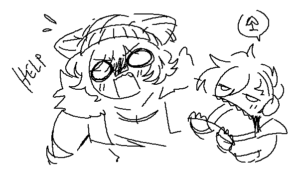 been meaning to draw phel biting sett

 #settphel #HeartSteel